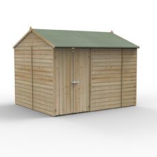 5013053198186 1 Beckwood 10x8 Reverse Apex Shed No Windows Double Door with Installation.jpg